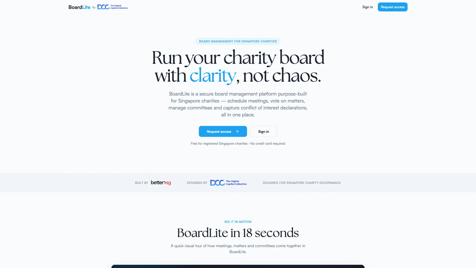 BoardLite β tech-for-good project by Better.sg